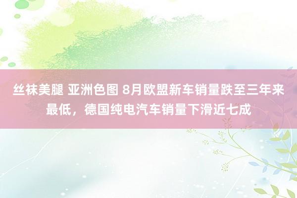 丝袜美腿 亚洲色图 8月欧盟新车销量跌至三年来最低，德国纯电汽车销量下滑近七成