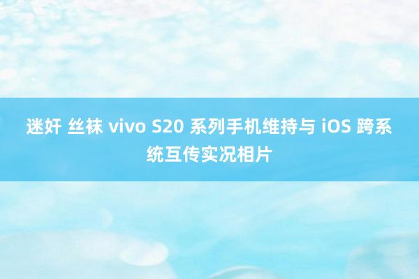 迷奸 丝袜 vivo S20 系列手机维持与 iOS 跨系统互传实况相片